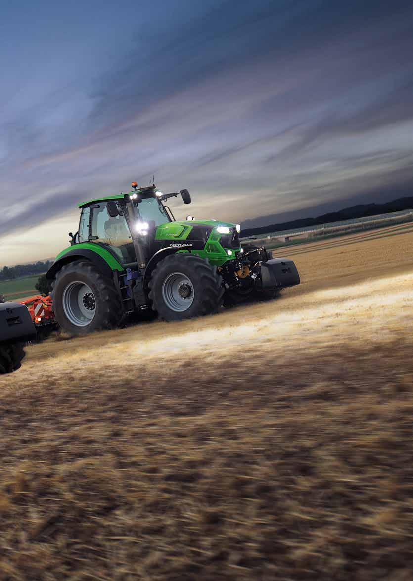 Tractors DEUTZ-FAHR s extensive range of tractors includes models from 35 to 340 hp, to