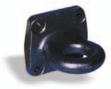 Lunette Ring, 2-1/ diameter with 4 hole base 42,000 lbs. GTW, 8,400 lbs.