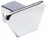 TUBE COVERS 5351 5352 80961 1944 chrome receiver tube covers 5351 Receiver Tube Cover, 1-1/4 Sq.