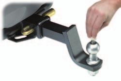 Innovative locking screw requires only 1/4 turn to secure No need for special tools you re tow ready! replacement parts Max GTW (lbs.