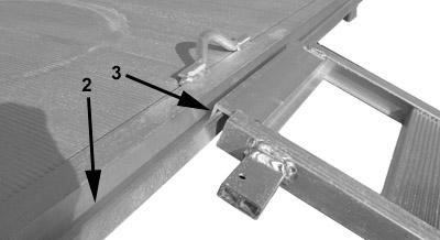 Gate Pins Figure 5-7 ^ CAUTION Use a safe lifting procedure to prevent injury when handing ramps.