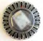 MULTI-COLOUR LED PAL Fibreglass Retro Diameter 81mm Spa Electrics EM (ATOM) Series Concrete
