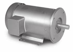7 Volt, Stainless Steel, Totally Enclosed, C-Face 200 & 7 Volt 1/2 thru 2 6C thru 14TC Applications: Food processing, packaging, outdoor and highly corrosive environments.