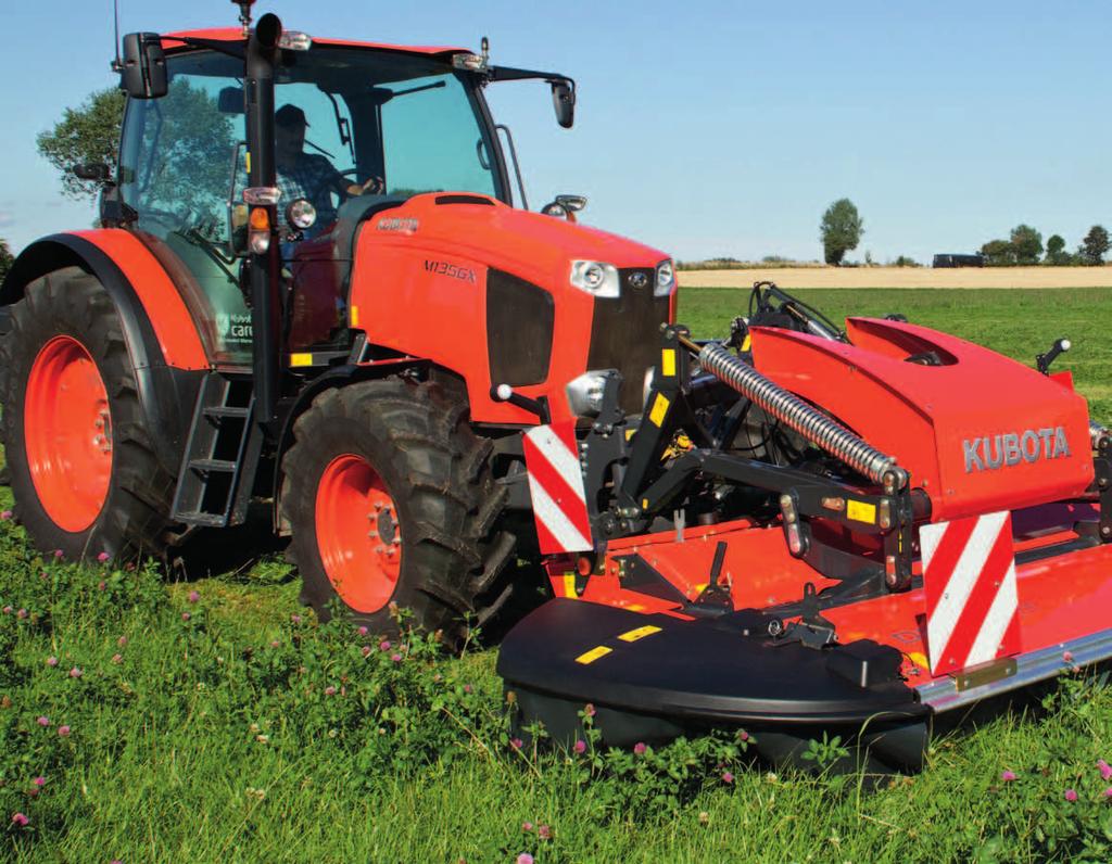 THE COMBINATION M KUBOTA 7028T-7032T- 7032R-7036T Ideal for a Combination Kubota 7000T/R series machines can be used in combination with a variety of mower conditioners, including the 8000 or 8500