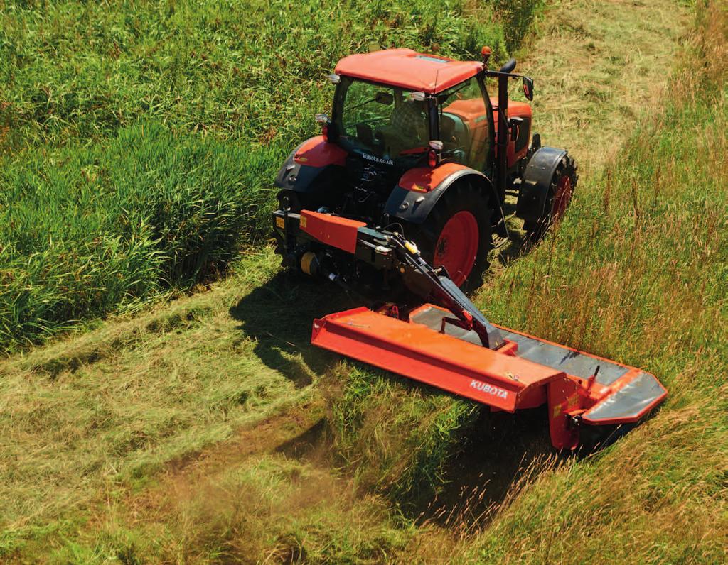 DESIGNED FOR INTEN KUBOTA 6132T The Contractor Solution Kubota 6132T is a real contractor solution with its 3.
