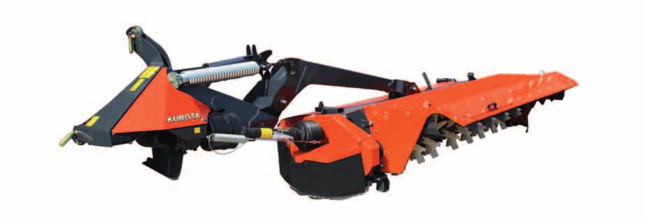 Light Weight Machines with Aggressive Conditioning Due to the nylon tines fitted to the conditioner, the total weight of the machine is kept to a minimum, while keeping an aggressive conditioning.