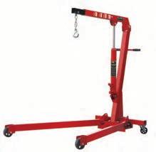 Engine Crane, 1000 Kg - engine crane for lifting engines and other heavy loads - lifting arm can be adjusted in 4 positions of different length - technical data: capacity position 1: 1000Kg capacity