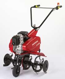 With many optional accessories available, the compact FG201 is an ideal all round lawn care tiller.