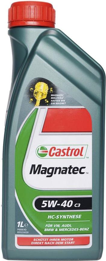 OILS, CASTROL Castrol Magnatec 5W-40 C3 Engine Oil Choose Castrol Magnatec 5W-40 C3 and its intelligent molecules will protect your car s engine during the critical warm up stage when up to 75% of