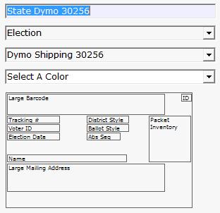 Mail Ballot Labels: State Created Flex Labels for