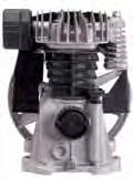 5 elec, SA2 Series 10-11 gas SA6 Series 5 HP PUMP Aluminum head and crankcase with cast iron cylinders, 2-stage pump, fits 5 HP electric and 8 HP gas units. Item No. HP Compressor 82289015 5 elec.