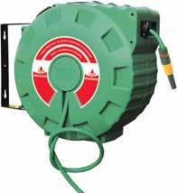 demounting SW500 WATER HOSE REEL Impact resistant UV stabilised covers for maximum durability Automatic and positive latching mechanism Can be mounted on the floor, wall or ceiling Adjustable spring