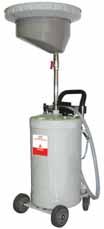 OIL EXTRACTOR/DRAINER Extracts and captures waste oil from crankcases, transmissions and differentials Clear inspection chamber capacity of 12 litres Collection bowl capacity of 20 litres Collection
