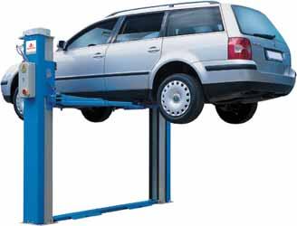 KPZ327C3 3.2 TONNE VEHICLE HOIST WITH BASE The KPZ327C3 hoist with base provides workshops with an economical means of undertaking vehicle servicing and tyre work.
