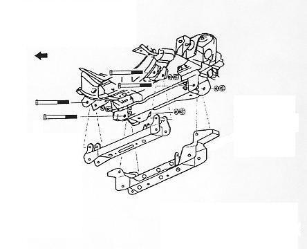 2) Loosely attach the passenger side Differential Drop Bracket (20-51888-8), to differential axle with hole in bracket facing front of vehicle. Use hardware provided (Illustration 10).