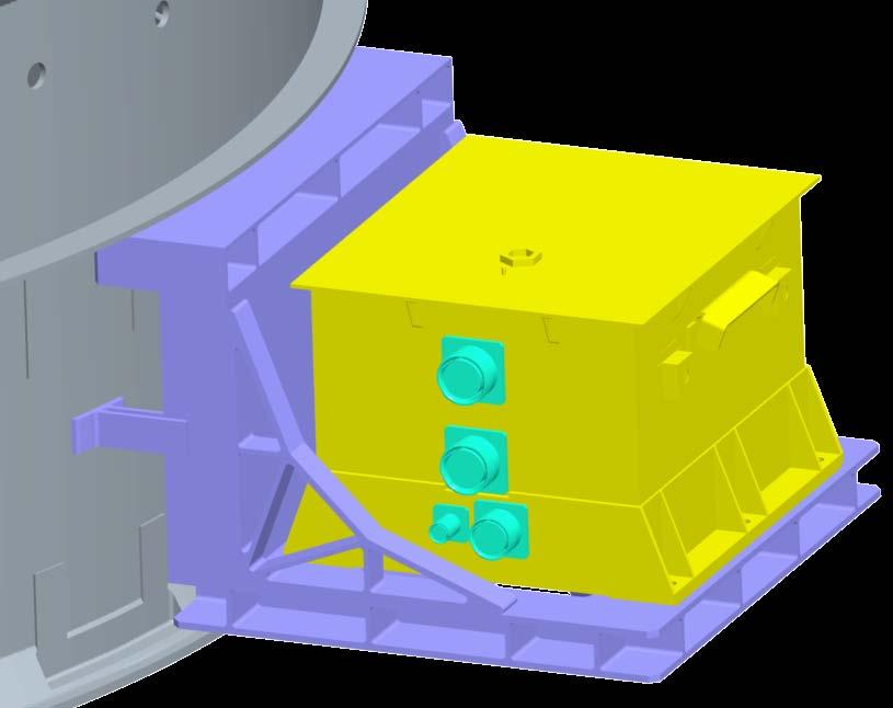 C-Adapter Platform (CAP) Description A cantilevered platform attached to the side of a C-adapter to accommodate secondary payloads Alt config: flat plate using same brackets w/ 15 in.