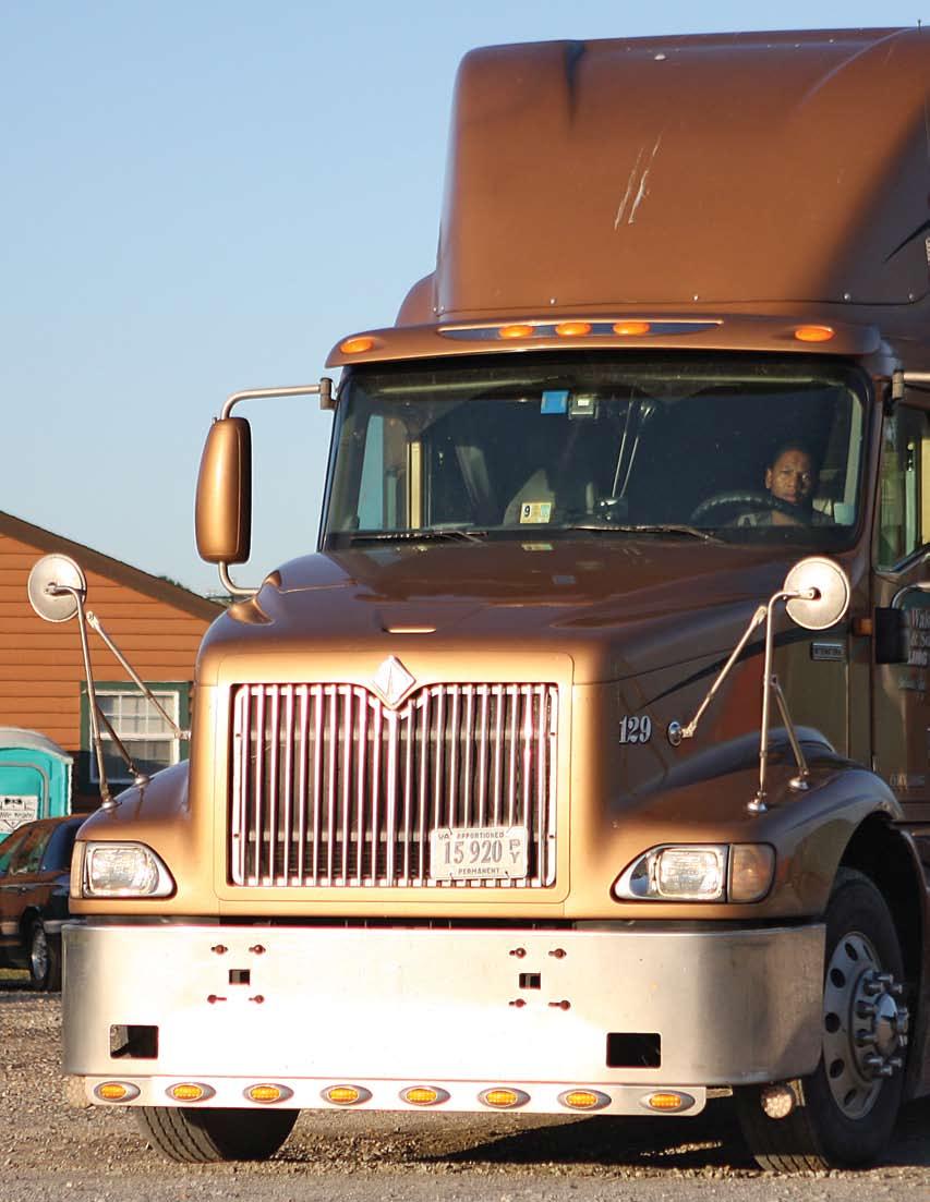 Many truck drivers, including the ones photographed here, are owner-operators. As truck owners, most of them set up their own business venture as an incorporated LLC.