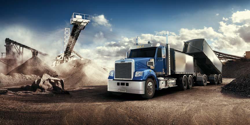 FIT FOR PURPOSE. MORE OPTIONS. MORE INCOME. Freightliner s new Coronado 114 is built for many applications.