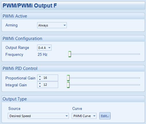 10.2.2.2 PWMI The PWMI is a current-controlled PWM signal, where the average output current is maintained during the period of the signal.