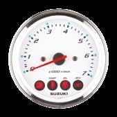 speed 130km/h, 80mph Applicable model DF40AT/50AT/60AT/70AT/ 80AT/90AT/100A-250T/Z Bourdon tube type speedometer with readings in km/h and mph. Includes vinyl tube, hardware and installation manual.