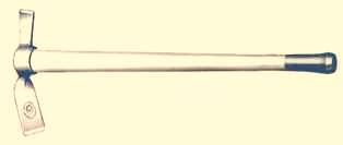 .. 90022 3 FOREST ADZE HOE Heads and Handles Packed Separately HFH Complete with 34" long hickory handle packed separately... 00061 9 4 3 /4 lb. FH Head only without handle (6 1 /4" Blade).