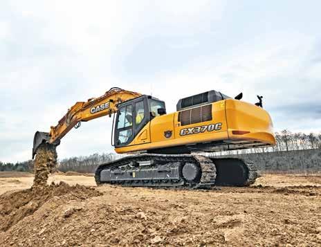 CX C-SERIES HYDRAULIC EXCAVATORS CX300C I CX350C I CX370C Advanced energy management Through the use of 5 new fuel saving functions, C series excavators speed up productivity and substantially.