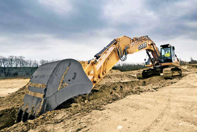 Increased productivity As part of the Case Intelligent Hydraulic System all Case C Series excavators benefit from improvements in performance and productivity.