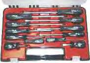 SP SCREWDRIVERS - HEX KEYS - BITS 12pc Screwdriver Set in Plastic Case 6 x slotted screwdrivers 3.0*75, 5.5*100, 6.5*38, 6.