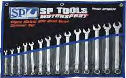 SP PREMIUM MOTORSPORT SERIES 25pc Metric/SAE ROE Quad Drive Spanner Set 6, 7, 8, 9, 10, 11, 12, 13, 14, 15,