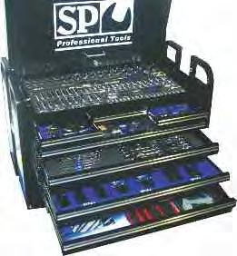 OF TOOL KITS SP50115 15 275pc Field Service Tool Kit All sockets, socket accessories and ROE spanners come in hi-density foam storage system 231pc Metric/SAE Tool Kit in Hyper Blue