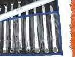 Metric Extra Long Double Ring Geardrive Spanner Set 8, 9,