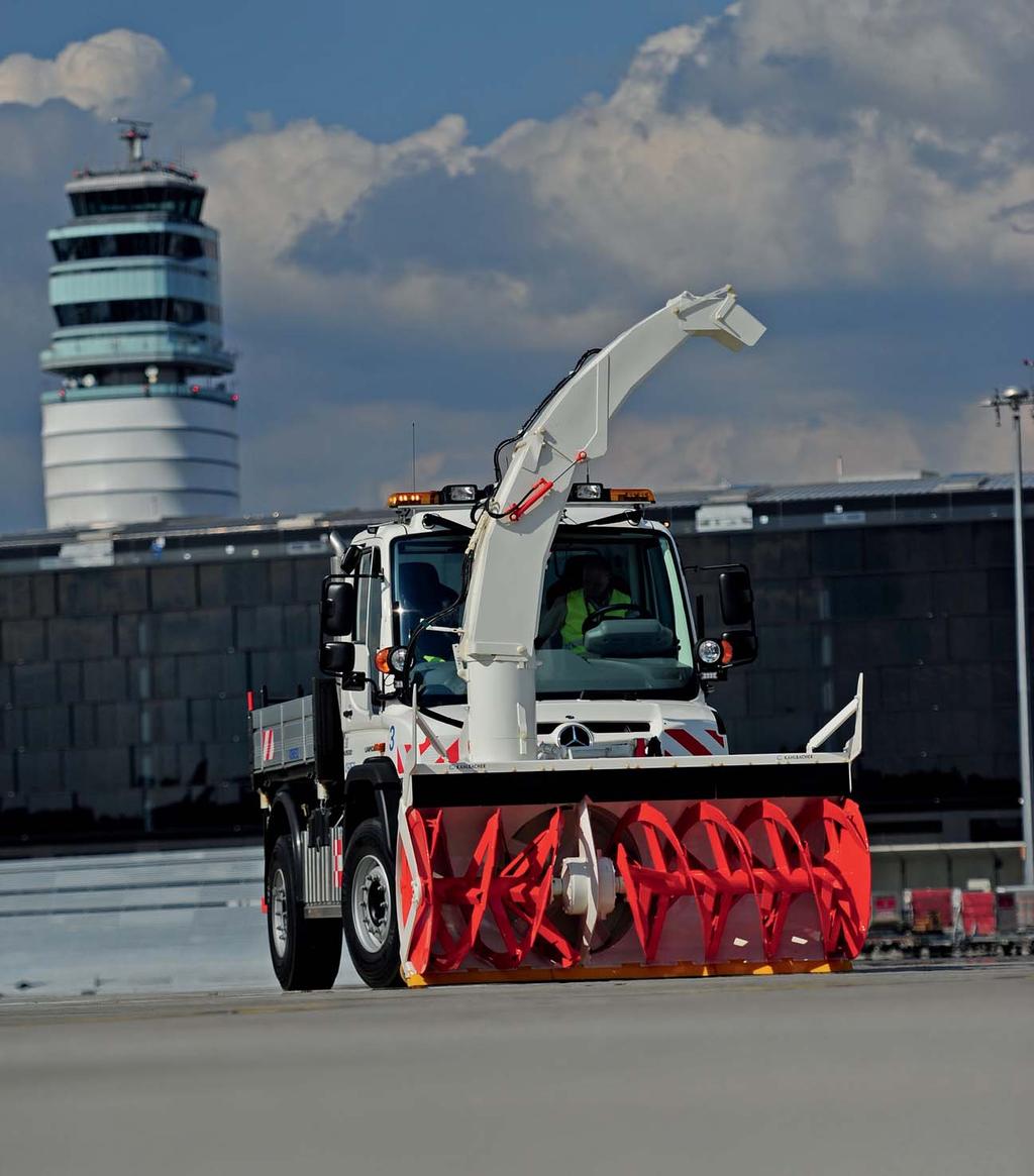 The Unimog for airport applications.