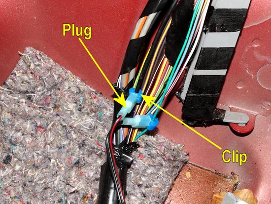 You want to find the wire that supplies 12 volts to the third brake light, when the pedal is pressed.