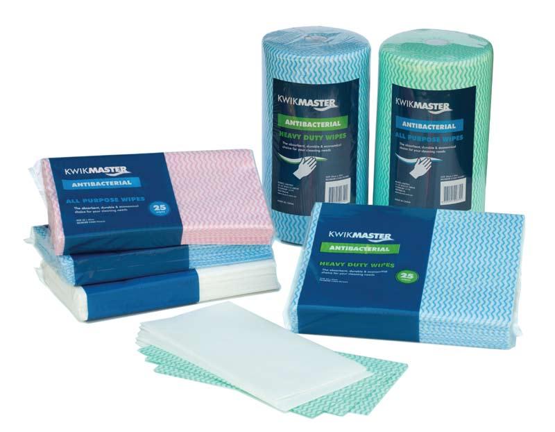 ANTI BACTERIAL Kwikmaster Wipes High performance quality cleaning cloths