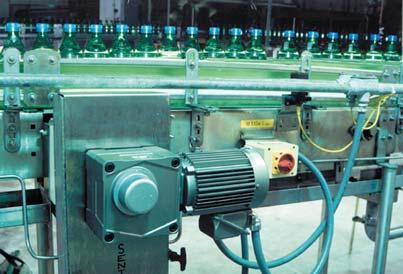 Bottling/Baking Water Treatment Steel hypoid gear technology, maintenance-free grease lubrication