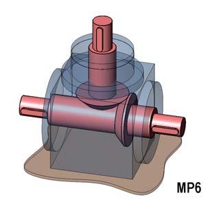 Gearbox P140 4:1 7.5 kw 362 min -1 = 197.86 Nm T 2Nexist. = 197.86 Nm T 2Nperm. = 224 Nm n 1exist.
