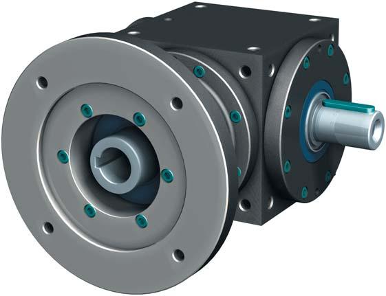 dependent on size Flange, solid- or hollow shaft version L Series Solid