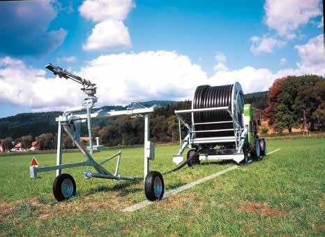 360 rotating aid on AS 50 With the rotation aid the system can be adjusted precisely to suit irregular fields.