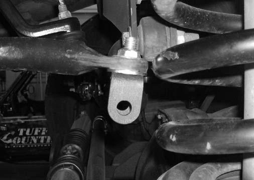 Special note: Make sure that the S10102 sleeve goes up into the hole of the sway bar.