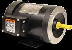 THREE PHASE IDC SELECT MOTORS THREE PHASE MOTORS ROLLED STEEL THREE PHASE TEFC FOOTED Aluminum end shield on 140 frame and smaller Cast iron end shield on 180 frame and larger 1/3 HP to 1 HP 56 frame