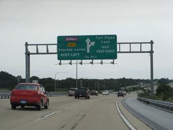 Background Existing Tolling Toll Collection Methods: Cash E-ZPass Standard