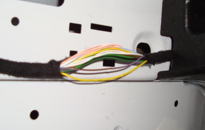Both the slide door wire (yellow) and rear door wire (brown/ violet) are included in this harness so depending on which door is the Lift Door, one of the two must be connected.