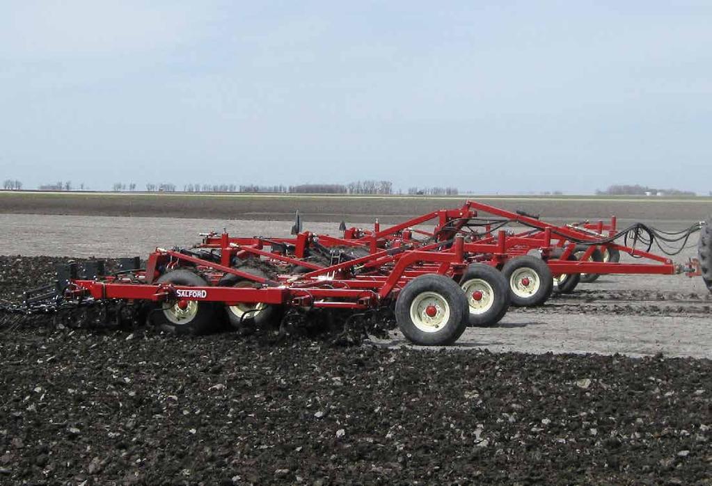 450/550/700 CULTIVATOR FEATURES HYDRAULIC SELF LEVELING FRAME