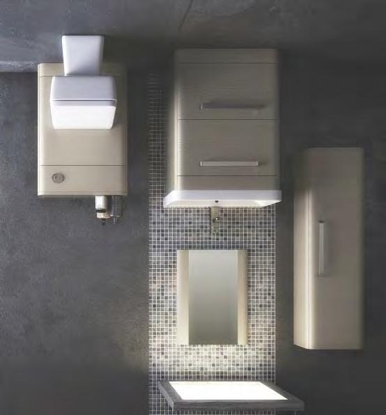 door Universally Handed H 100 x W 50 x D 50 0 White 0669, Stone Grey 0671, Black 0668 50 50 100 DOOR Textured Black Textured Stone Grey Epernay WC Unit Including concealed cistern H 805 x W 550 x D