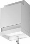 HIDDEN DRAWER INSIDE COMPOSITE RESIN BASIN Finishes For matching Bath Panels see page 97 Gloss White Dark Oak Avenue WC Unit H 860 x W 555 x D 00