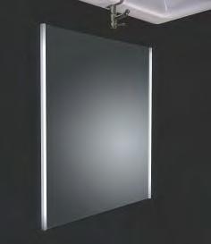 LANDSCAPE OR PORTRAIT Vicks LED Mirror CE Approved, IP 44 Low energy LED, infra red sensor*, mirror demister pad, mirror can be