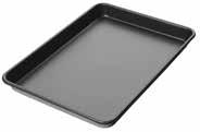 Item # orated Sheet Pans 900857 Half size perforated alum sheet pan, 18 ga 11 12 1.0 24.2 $20.30 ea 90491 Full size sheet pan, 1 ga glazed aluminum. 11 12 1.8 44.0 $40.