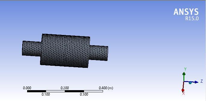 tube Major axis of tube Diameter of perforated hole Number of holes 342 3. MESHING OF MODELS 4 mm Meshing is done in ANSYS by taking element size of 0.01.