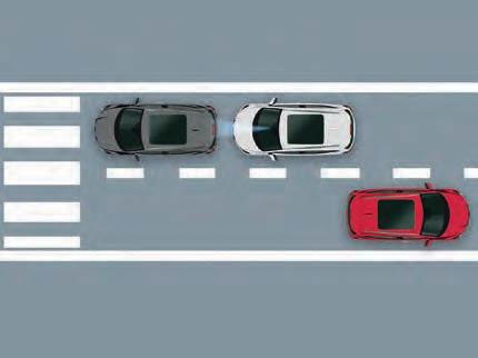 CITY-BRAKE ACTIVE SYSTEM 1: While driving around town between 5-20 mph, to give you the best chance of avoiding a collision, this system can monitor the distance between you and the car in front.