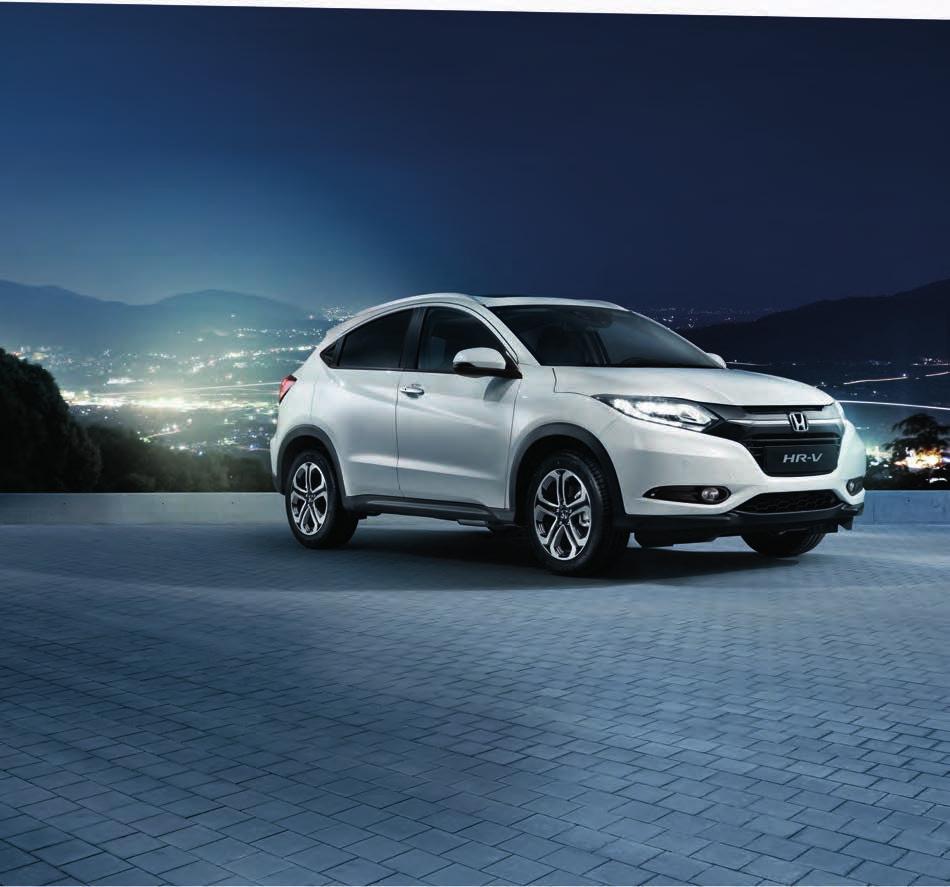 Design touches, like the flowing front grille and sharply cut lines of the profile, mean the HR-V cuts quite a dash, even when standing still. While it has agility, it also has solidity.